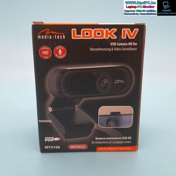 Media-Tech Look IV MT4106 Webkamera Fekete