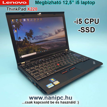 Kompakt Lenovo ThinkPad X220 i5/8RAM/160SSD/12,5