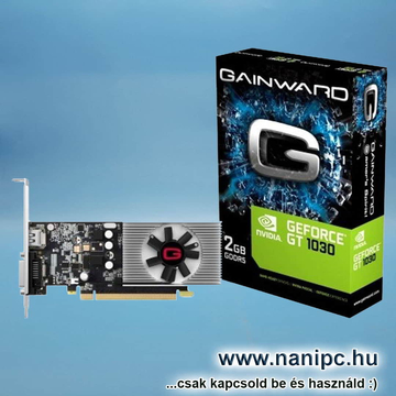 Gainward GeForce GT1030 2GB GDDR4 / Termékekhez Választható