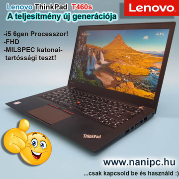 A Profi UltraBook Lenovo T460s i5-6300u/8DDR4/256SSD/FHD/HDMI