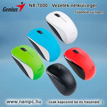 Genius NX-7000 / 7010 vezeték nélküli egér többféle színben
