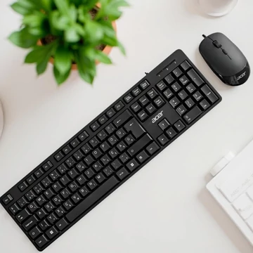 Magyar Acer Billentyűzet + optikai egér vezetékes AKW900 + AMW920