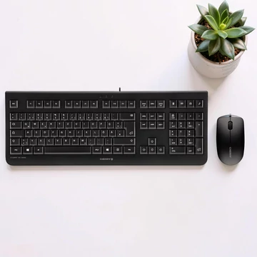 Cherry DC 2000 magyar vezetékes billentyűzet és egér szett USB csatlakozással
