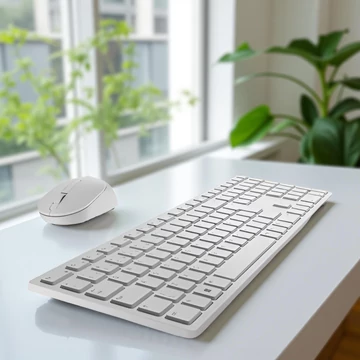 Dell KM5221W Pro Wireless Billentyűzet and Egér Fehér/Magyar