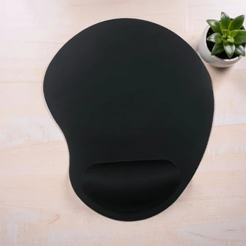 Gembird MP-ERGO-01 ergonomikus csuklótámaszos fekete egérpad gélpárnával