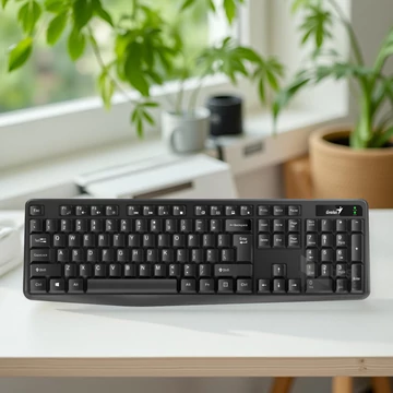 Genius KB-117 magyar QWERTZ USB billentyűzet fekete 