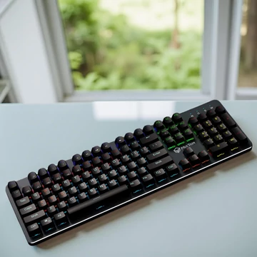 Meetion RGB háttérvilágítású mechanikus játékbillentyűzet MK007
