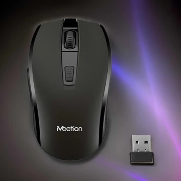 Meetion R560 vezeték nélküli egér Fekete