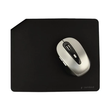 Egérpad textil fekete Gembird MP-S-BK 22x18