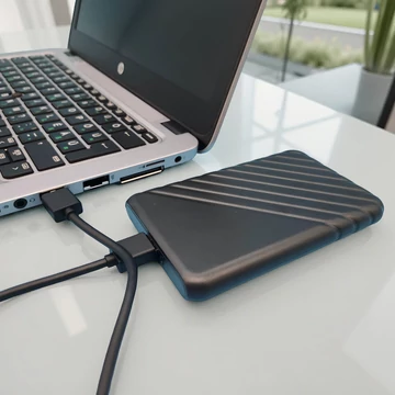 Hordozható külső HDD meghajtó ház Fekete színben ORICO 25PW1-U3 2.5