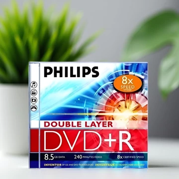 Philips DVD+R85 Dual-Layer 8x keskeny tok