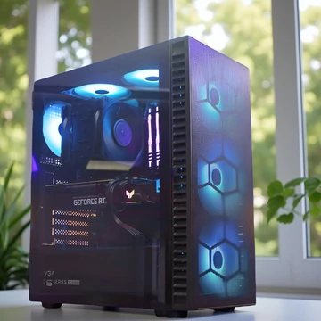 Ultimate Silver i5-12400F/16DDR4/2TB/5060 8GB Gamer PC
