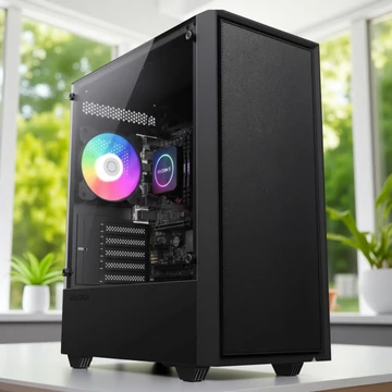 Storm PC AMD Ryzen 5 3400G Radeon Vega 11 grafika 16GB RAM 500GB NVMe SSD Windows 11 GameMax Storm gépház munkára és játékra