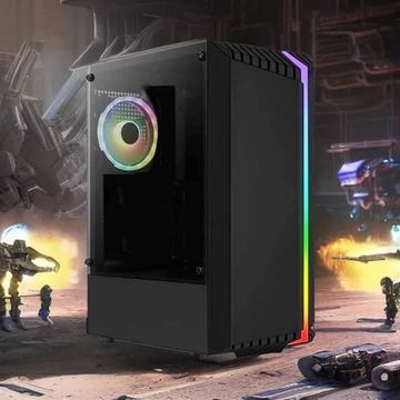 Ütős Inspire Gamer PC i3-10105SF/8DDR4/250SSD/GT1050ti VGA/ASUS H510 alaplap