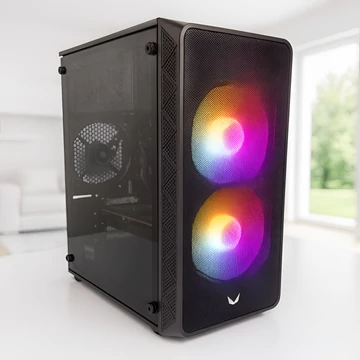 Novice Silver i5-8400/16DDR4/512 SSD/RX6400 4GB Gamer PC +Windows 11/10 Pro