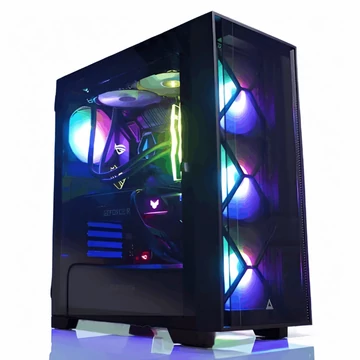 Titan Diamond Plus Gaming PC i9 - RTX 3080 10GB  vízhűtéses 3 év garanciás Fekete RGB ház