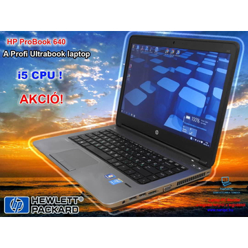Könnyű és tartós HP ProBook 640 G2 i5-6200U/8GB/128SSD/14