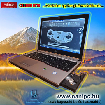 Fujitsu Celsius H770 Tervező Laptop