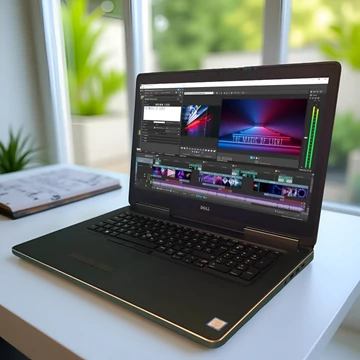 DELL Precision 7720 workstation laptop Nvidia Quadro P3000 grafikus kártyával és 17,3 colos kijelzővel