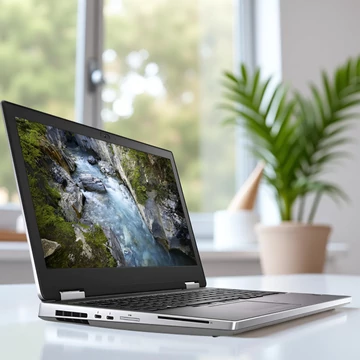 DELL Precision 7540 kompakt workstation laptop Nvidia Quadro T1000 grafikus kártyával és 15,5 colos kijelzővel