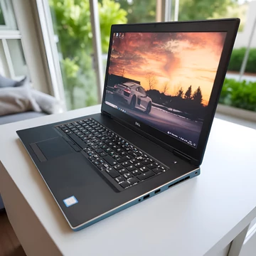 DELL Precision 7730 workstation laptop 17,3 colos kijelzővel és professzionális AMD WX 7100 grafikus kártyával