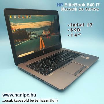 Karcsú és tartós HP EliteBook 840 i7