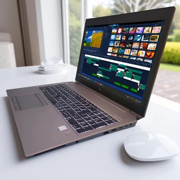HP ZBook 15 G5 Workstation érintőképernyős professzionális laptop P1000 grafikus kártyával