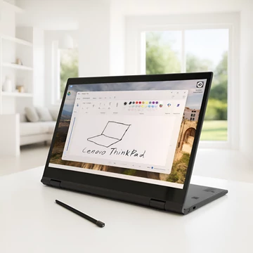 Lenovo ThinkPad X1 Yoga convertible laptop érintőképernyővel és digitális tollal tablet módban