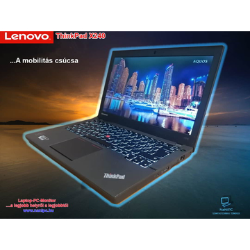 Érintőképenyős Ultrabook Lenovo X240 Touch i5/8GB/128SSD/12,5