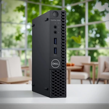 Dell 3060 Mini PC Intel i5-8500T processzorral, 16GB RAM és 256GB SSD tárolóval
