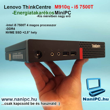 Mini PC Lenovo ThinkCentre Tiny M910Q 7500T