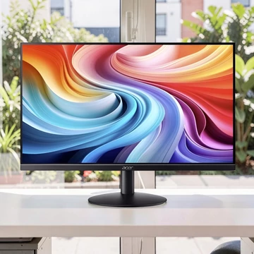 Acer SA242YH1bi 23,8 colos Full HD VA panel monitor 100Hz AMD FreeSync ZeroFrame keretmentes kialakítással