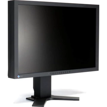 EIZO FlexScan EV2411W 24 colos fekete professzionális monitor elölnézeti kép