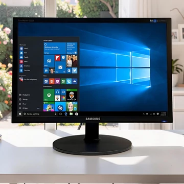Samsung SyncMaster E2220NW 22 colos szélesvásznú LCD monitor VGA csatlakozóval