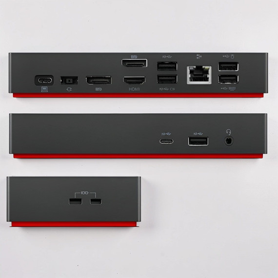 Univerzális Lenovo ThinkPad USB-C Dock 40AY0090EU 4K Multi-Monitor Támogatás Univerzális Lenovo ThinkPad USB-C Dock 40AY0090EU 4K Multi-Monitor Támogatás