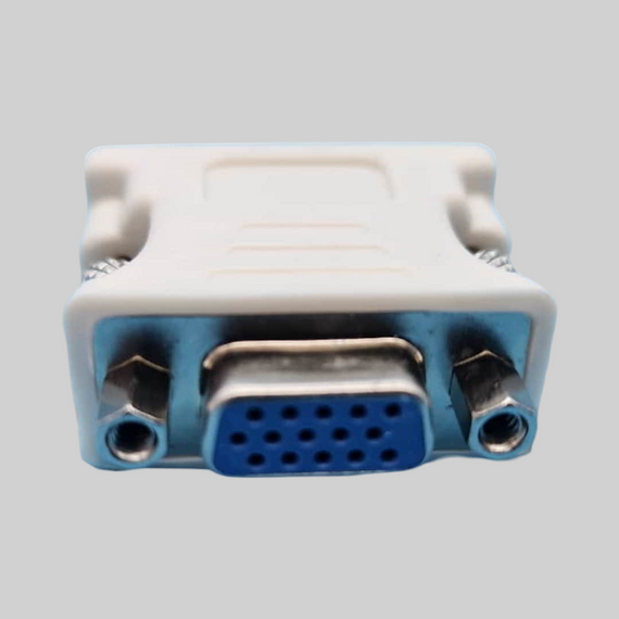 DVI-I to VGA/D-Sub PC Átalakító adapter Fehér