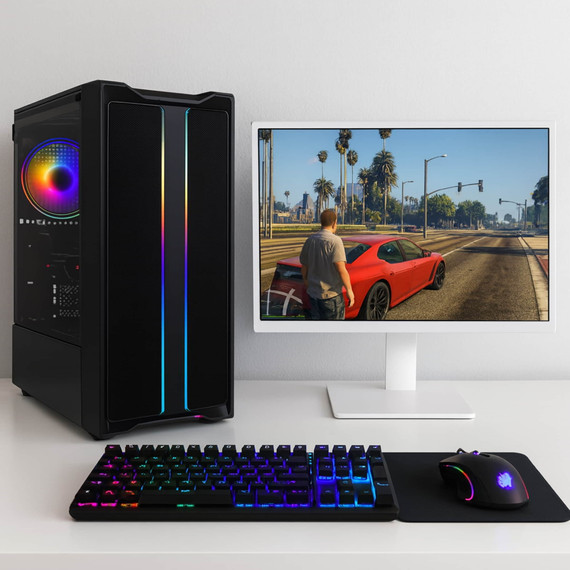 Kiváló Ár-Érték RGB Gamer PC AMD RYZEN 5 5500/16GB/1TB NVME SSD/RTX5050 8GB Kiváló Ár-Érték RGB Gamer PC AMD RYZEN 5 5500/16GB/1TB NVME SSD/RTX5050 8GB