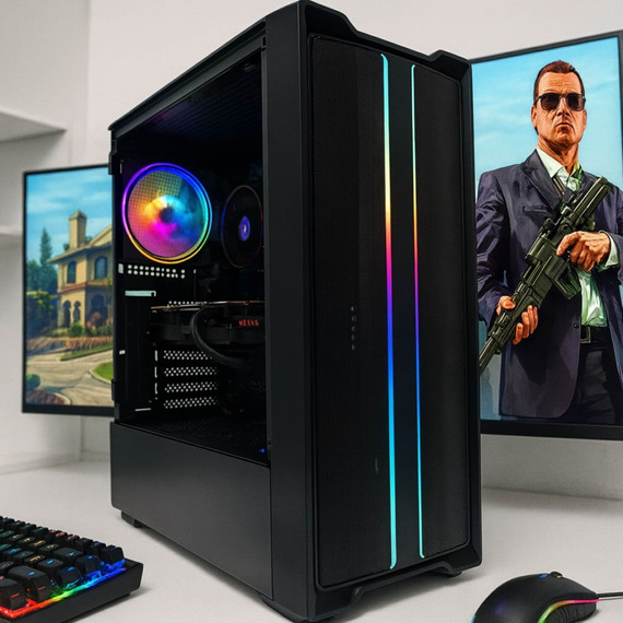 Kiváló Ár-Érték RGB Gamer PC AMD RYZEN 5 5500/16GB/1TB NVME SSD/RTX5050 8GB Kiváló Ár-Érték RGB Gamer PC AMD RYZEN 5 5500/16GB/1TB NVME SSD/RTX5050 8GB