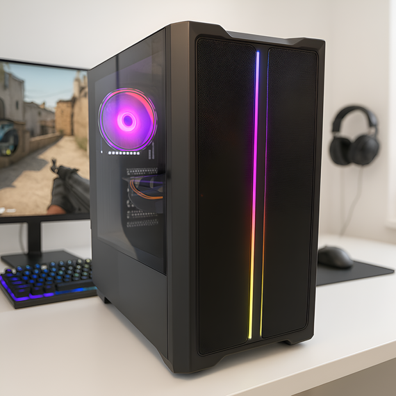 Kiváló Ár-Érték RGB Gamer PC AMD RYZEN 5 5500/16GB/1TB NVME SSD/RTX5050 8GB Kiváló Ár-Érték RGB Gamer PC AMD RYZEN 5 5500/16GB/1TB NVME SSD/RTX5050 8GB