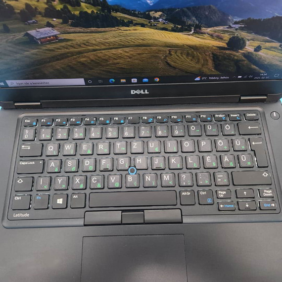 Mindennapi munkához DELL Latitude E5480 i5-7300U/16GB DDR4/256GB SSD/FHD/14 Laptop