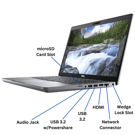 Hatékonyság és Stílus DELL Latitude 5410 i5-10310u/8GB DDR4/256NVME SSD/FHD/14" Laptop