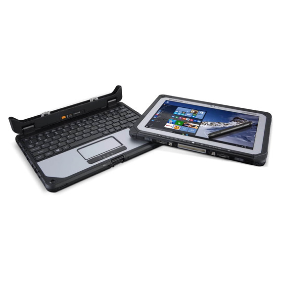6-az-1-ben Rugged Panasonic Toughbook CF-20 m5-6Y57/8GB/256GB NVMe SSD/FHD/Touch/10,1"/4G/GPS/Toll/szétválasztható/dual kamera/vaku/bluetooth/wifi