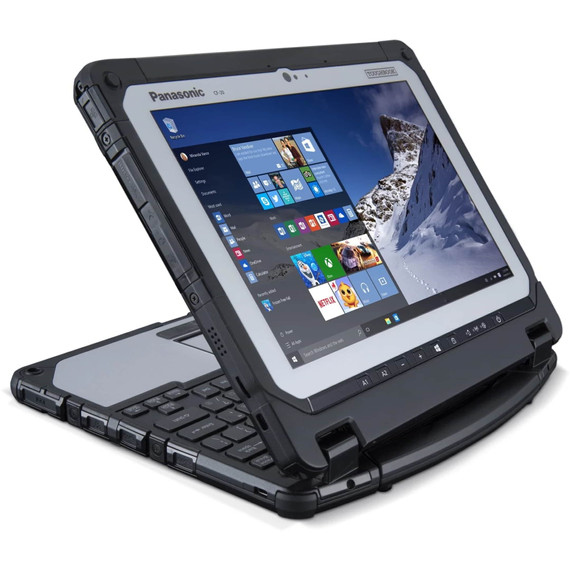 6-az-1-ben Rugged Panasonic Toughbook CF-20 m5-6Y57/8GB/256GB NVMe SSD/FHD/Touch/10,1"/4G/GPS/Toll/szétválasztható/dual kamera/vaku/bluetooth/wifi