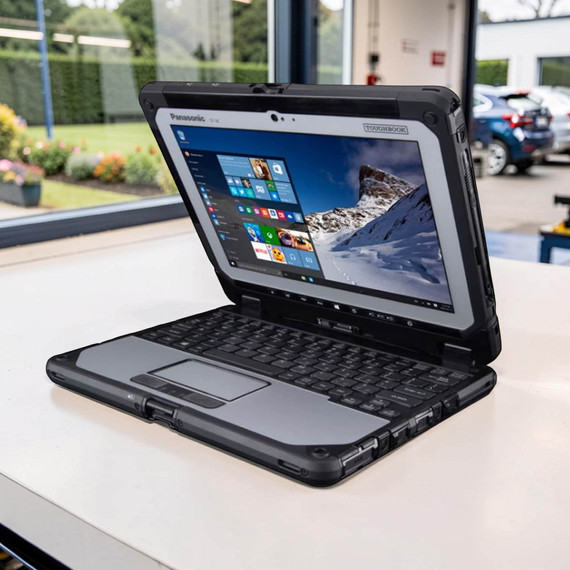 6-az-1-ben Rugged Panasonic Toughbook CF-20 m5-6Y57/8GB/256GB NVMe SSD/FHD/Touch/10,1"/4G/GPS/Toll/szétválasztható/dual kamera/vaku/bluetooth/wifi