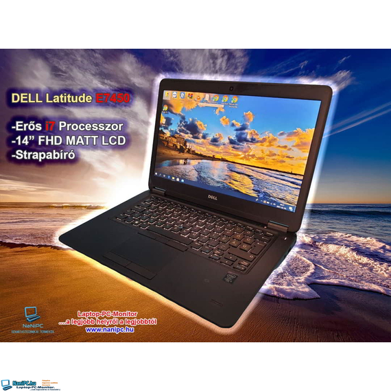 Teljesítménytől duzzadó Dell Latitude E7450 i7-5600u/8/240SSD