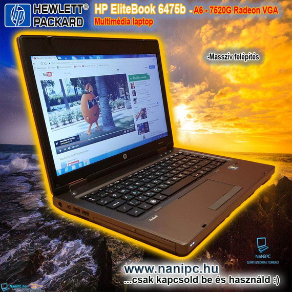 AKCIÓ HP ProBook 6475b A6-5350M/4/500GB/Radeon 8450G/14