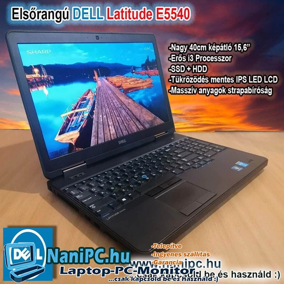 Dell E5540 i3-4010U/8GB/128GB+500GB/15,6