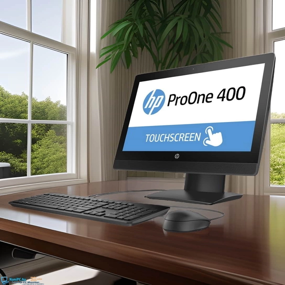 Érintőképernyős HP ProOne 400 G3 i5-6500T/8/256 Touch 20" AIO számítógép