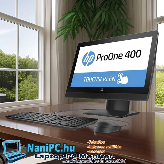 Érintőképernyős HP ProOne 400 G3 i5-6500T/8/256 Touch 20