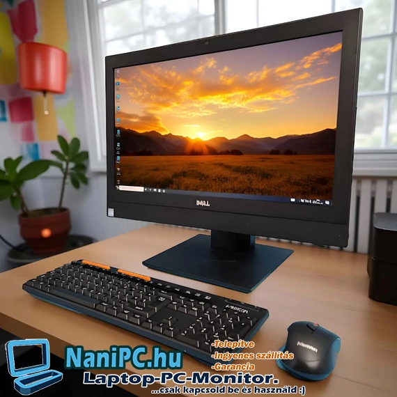 Dell Optiplex 5250 All-in-One számítógép 21,5 hüvelykes kijelzővel és Intel i5 processzorral